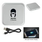 Custom Freestyle Square Wireless Charging Pad, 3 1/4