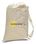 Custom Medium Natural Canvas Drawstring Laundry Bag (19"x27"), Price/piece
