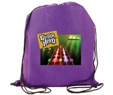 AAkron Rule Custom Non-Woven Tear Resistant Drawstring Full Color Digital Backpack, 15