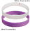 Custom UV Color-change Debossed Silicone Wristband, 8" L x 1/2" W x 2/25" Thick, Price/piece