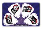 Custom Guitar Pik Card (4 Medium Weight Guitar Picks), 3 3/8