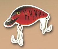 Custom Fishing Lure Magnet (7.1-9 Sq. In. & 30mm Thick)