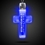 Custom Blue Cross Light Up Pendants, Price/piece