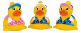 Custom Rubber Fitness Duck, 3 1/8" L x 3" W x 3 1/8" H