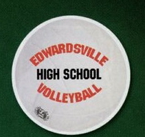 Custom 3.1-5 Sq. In. (B) Magnet - Volleyball, 30mm Thick
