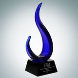Custom Art Glass The Blue Jay Award, 12