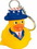 Custom Rubber Patriotic Duck Key Chain, Price/piece