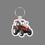 Key Ring & Full Color Punch Tag - Farm Tractor, Price/piece