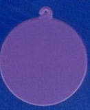Custom Purple Hook Medallion For Hawaiian Necklace