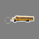 Key Ring & Full Color Punch Tag - School Bus