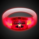Custom Sound Activated Red LED Stretchy Bangle Bracelets