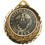 Custom Stock Medallions (US Navy) 2 3/4