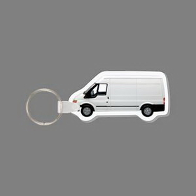 Key Ring & Full Color Punch Tag - Large Commercial Van