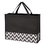 Custom Zigzag Non-Woven Tote Bag, 15" W x 11 7/8" H x 3 3/4" D, Price/piece