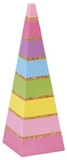 Blank Rainbow Stripes Cone Shaped Favor Box, 2
