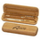 Custom Ballpoint Pen Set, Bamboo Double Well Gift Box with Letter Opener, 6.75" L x 2" W, Price/piece
