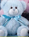 Custom Tumbles Baby Blue Stuffed Bear