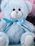 Custom Tumbles Baby Blue Stuffed Bear, Price/piece