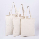 Custom Natural Cotton Canvas Tote Bag, 16