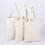 Custom Natural Cotton Canvas Tote Bag, 16" L x 14" W, Price/piece