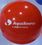 Custom Inflatable Solid Color Beachball / 36" - Red, Price/piece