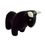 Custom Stress Black Bull, 4.45" W x 3.66" L x 1.97" H, Price/piece
