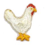 Custom Animal Embroidered Applique - Rooster