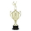 Custom Trophy w/9 1/4" Gold Metal Cup & Figure on Black Base (17"), Price/piece