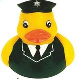 Custom Rubber Smart Police Duck