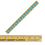Custom 12" Clear Lacquer Wood Ruler w/ Handprint Background, Price/piece