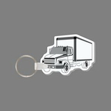 Key Ring & Punch Tag - Panel Truck (3/4 View)