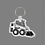 Custom Key Ring & Punch Tag- Front End Loader, Price/piece
