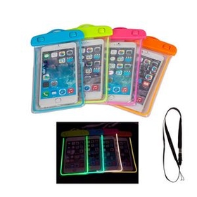 Custom Luminous PVC Waterproof Phone Pouch, 6.9" L x 4.1" W