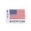 Custom International Collection Woven Applique - Buy American Flag, Price/piece