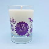Custom 9 oz - Hand-Mixed-Poured 100% Renewable Soy Wax Candle in Clear Cylinder Glass Holder, 4