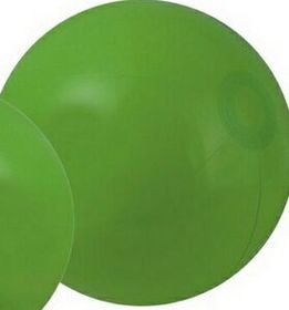 Custom 16" Inflatable Solid Green Beach Ball