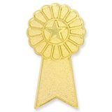 Blank Gold Award Ribbon Pin, 1