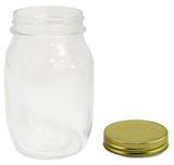 Custom 17 Oz. Glass Mason Jar, 5