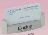 Custom Chrome Plated Zinc Business Card Holder (Screened) (4 1/4