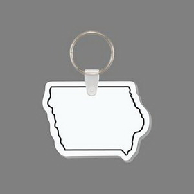 Custom Key Ring & Punch Tag - Iowa