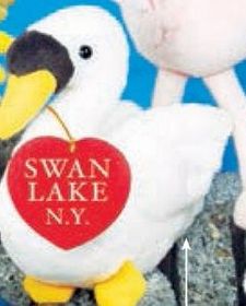 Custom 7" Nature Pal Beanie Swan