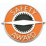 Blank Safety Award Pin, 1