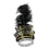 Custom Black & Gold Swing Glittered Tiara, Price/piece