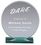 Blank Premium Jade Glass Circle Award Mounted on Glass Base (4 1/4"x6 1/4"), Price/piece