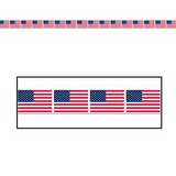 Custom American Flag Party Tape, 3