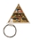 Custom Food Pyramid Key Tag, Price/piece