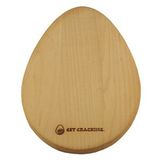 Custom Wood Cutting Board - Egg Shaped, 12