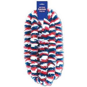 Custom Patriotic Soft Twist Poly Leis, 2" W x 36" L