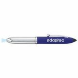Custom 3-in1 LED Light Ballpoint Pen With Blue Cap And Pda Stylus Tip