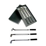 Custom Aluminum Golf Club Ballpoint Pens-3 Pcs/Set, 6